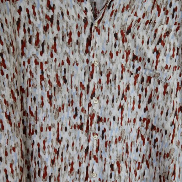 TASSO ELBA Men's Silk and Linen Casual Button-down shirt size XXL - Picture 2 of 5